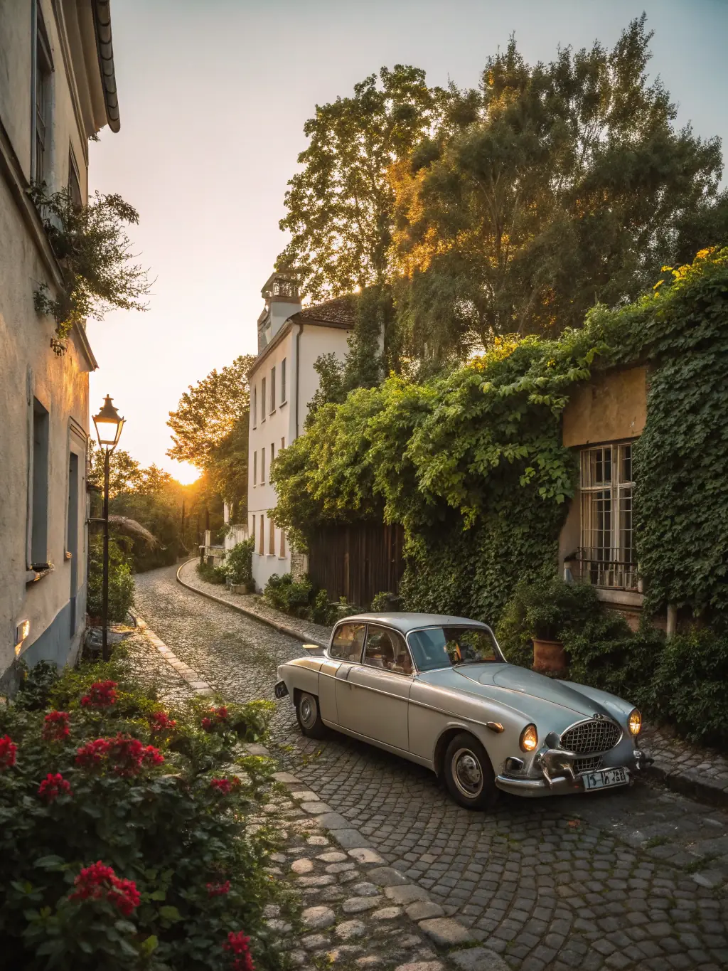 A captivating shot of a vintage car exhibition organized by the club, featuring classic vehicles and celebrating the history of motorsports in the region.